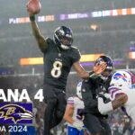 Buffalo Bills vs. Baltimore Ravens | Semana 4 – NFL 2024 | Highlights Resumen en español