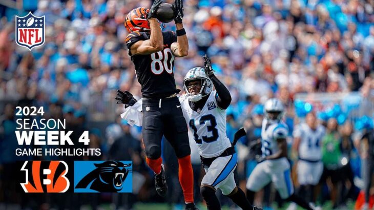 Cincinnati Bengals vs. Carolina Panthers Game Highlights | NFL 2024 Season Week 4