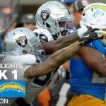 Las Vegas Raiders vs. Los Angeles Chargers Game Highlights | NFL 2024 Season