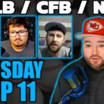 Live Bets With Kyle Kirms MLB NFL CFB Picks Wednesday September 11