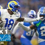 Los Angeles Rams vs. Detroit Lions Game Highlights | NFL 2024 Season