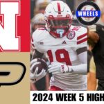 Nebraska vs Purdue | Full Game Highlights | 2024 College Football Highlights