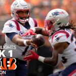 New England Patriots vs. Cincinnati Bengals Game Highlights | NFL 2024 Season