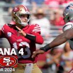 New England Patriots vs. San Francisco 49ers | Semana 4 – NFL 2024 | Highlights Resumen en español