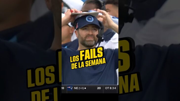 Para MORIRSE de RISA: Los Fails de la NFL Semana 2 – Parte 1 😂🤪 #shorts #nfl