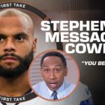 Stephen A.‘s message to the Cowboys: YOU BETTER WIN THIS GAME VS. THE GIANTS! 🗣️ | First Take