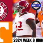 #7 Alabama vs #11 Tennessee | Full Game Highlights | 2024 College Football Highlights