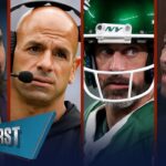 Aaron Rodgers denies any involvement in the Jets firing Robert Saleh | NFL | FIRST THINGS FIRST