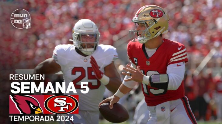 Arizona Cardinals vs. San Francisco 49ers | Semana 5 – NFL 2024 | Highlights Resumen en español