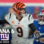 Cincinnati Bengals vs. New York Giants | Semana 6 – NFL 2024 | Highlights Resumen en español