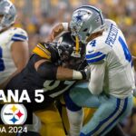 Dallas Cowboys vs. Pittsburgh Steelers | Semana 5 – NFL 2024 | Highlights Resumen en español