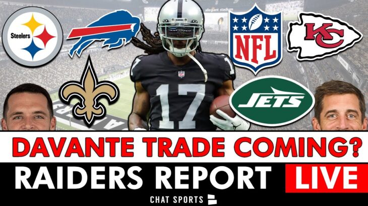 Davante Adams Trade Coming Today? Raiders News & NFL Rumors | Raiders Report Live