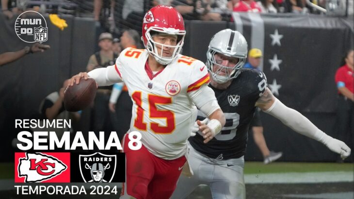 Kansas City Chiefs vs. Las Vegas Raiders | Resumen NFL en español – Semana 8 | NFL Highlights 2024