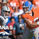 Las Vegas Raiders vs. Denver Broncos | Semana 5 – NFL 2024 | Highlights Resumen en español