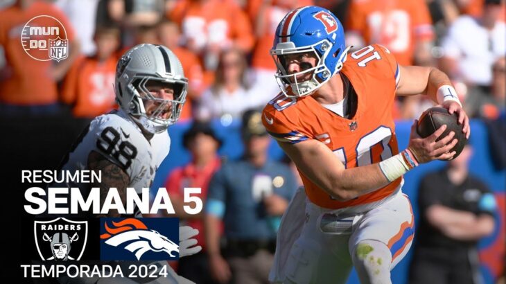 Las Vegas Raiders vs. Denver Broncos | Semana 5 – NFL 2024 | Highlights Resumen en español