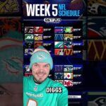 NFL Week 5 Game Predictions #nfl #nflviral #nfltrending #nflfootball #predictions