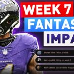 NFL Week 7 Reactions + Injuries | Early Week 8 Waiver Wire & Fantasy Football Advice (2024)