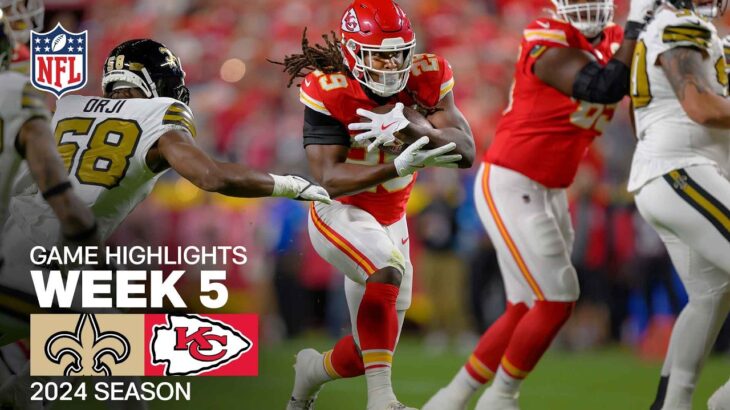 New Orleans Saints vs. Kansas City Chiefs Game Highlights | NFL 2024 Week 5