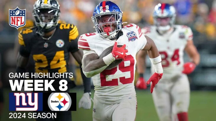 New York Giants vs. Pittsburgh Steelers Game Highlights | NFL 2024 Season Week 8