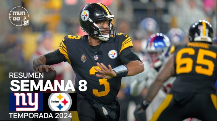 New York Giants vs. Pittsburgh Steelers | Resumen NFL en español – Semana 8 | NFL Highlights 2024