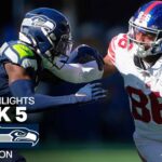 New York Giants vs. Seattle Seahawks Game Highlights | NFL 2024 Season Week 5