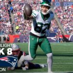 New York Jets vs. New England Patriots Game Highlights | NFL 2024 Season Week 8