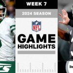 New York Jets vs. Pittsburgh Steelers Game Highlights | NFL 2024 Season Week 7