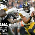 Pittsburgh Steelers vs. Las Vegas Raiders | Semana 6 – NFL 2024 | Highlights Resumen en español