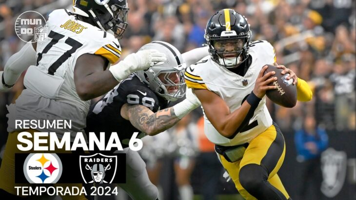 Pittsburgh Steelers vs. Las Vegas Raiders | Semana 6 – NFL 2024 | Highlights Resumen en español