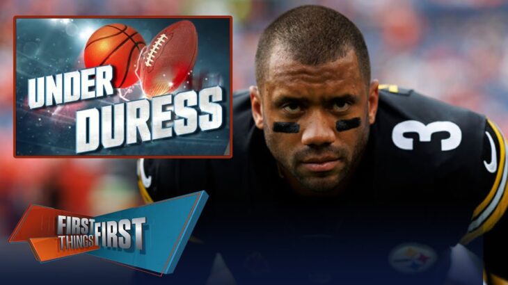 Potential Steelers QB1 Russell Wilson is Under Duress in Week 7 | NFL | FIRST THINGS FIRST