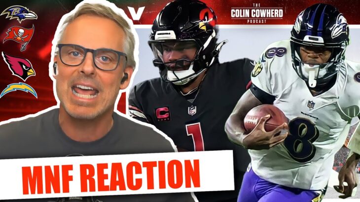 Reaction to Ravens-Buccaneers & Chargers-Cardinals: Lamar “BEST FOOTBALL PLAYER” | Colin Cowherd NFL