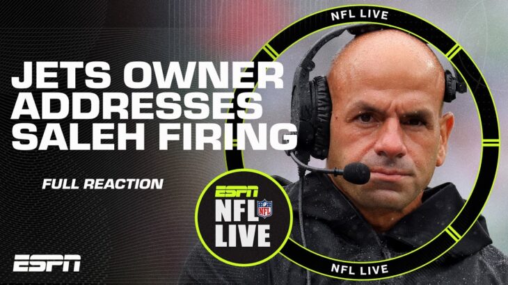 Robert Saleh FIRED by Jets 👀 Woody Johnson wanted a ‘new energy’ – Adam Schefter | NFL Live