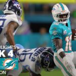 Tennessee Titans vs. Miami Dolphins | 2024 Week 4 Game Highlights