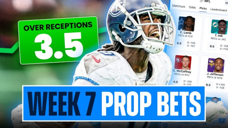 Top 10 NFL Week 7 Player Prop Bets, Picks and Predictions (2024)