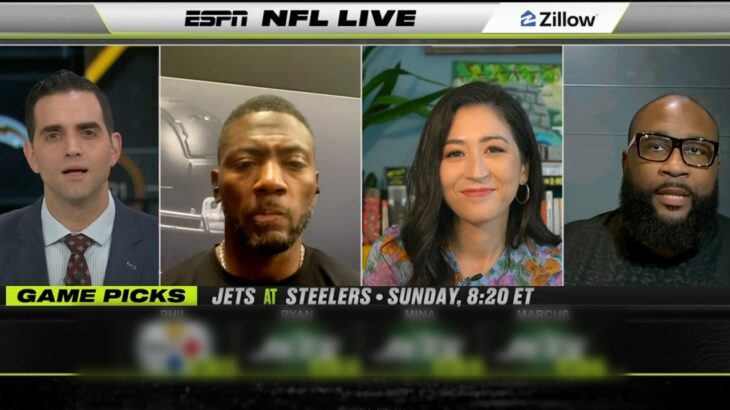 WEEK 7 PICKS & PREDICTIONS 🔮 Jets vs. Steelers, reversing the curse & more 👀 | NFL Live