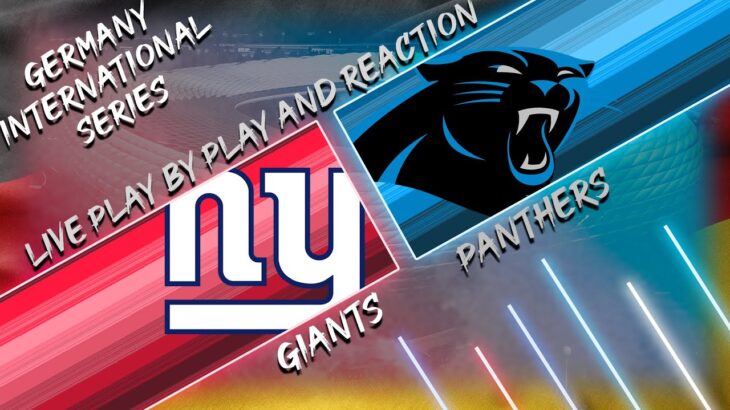 Giants vs Panthers Live Play by Play & Reaction