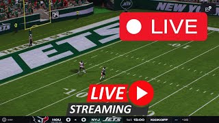 LIVE! Jets vs Texans Week 9 NFL Game | Thursday Night Football