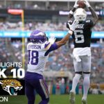 Minnesota Vikings vs. Jacksonville Jaguars Game Highlights | NFL 2024 Season Week 10