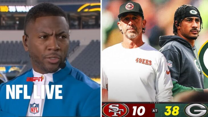 NFL LIVE | 49ers are in trouble! – Ryan Clark slams Kyle Shanahan for Niners’ brutal loss to Packers