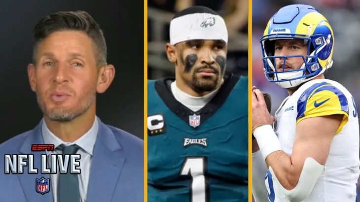 NFL LIVE | “Eagles has best offense in NFC” – Dan Orlovsky claims Jalen Hurts will easily beat Rams