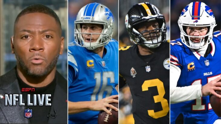 NFL LIVE | Lions are best team for Super Bowl; Steelers & Bills tussle for No. 2- Clark’s Top 5 team