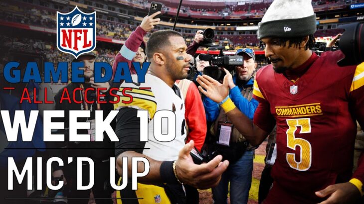 NFL Week 10 Mic’d Up! “Your euro step is kinda nasty” | Game Day All Access