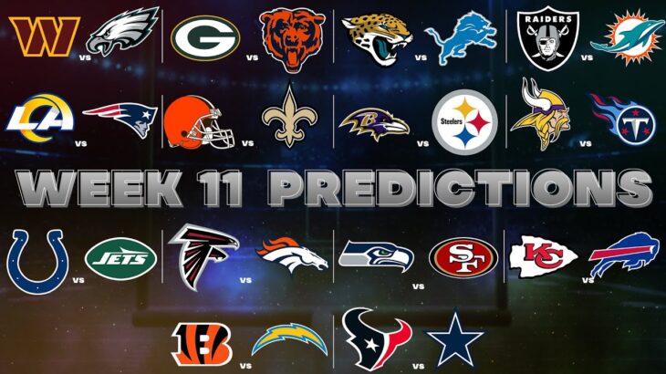 NFL Week 11 Predictions