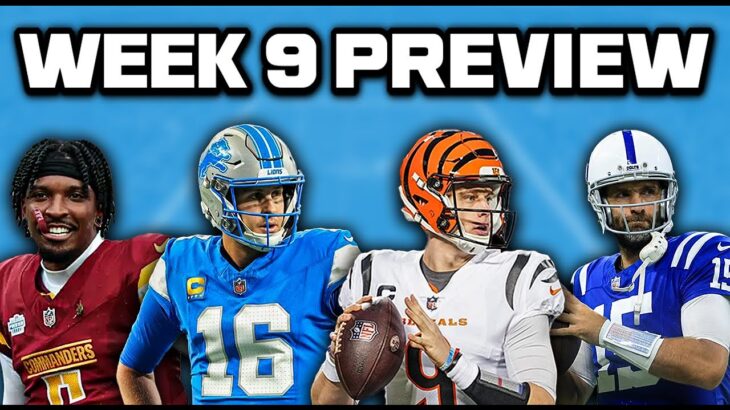 NFL Week 9 Preview