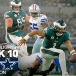 Philadelphia Eagles vs. Dallas Cowboys | 2024 Week 10 Game Highlights