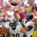 Pittsburgh Steelers vs. Washington Commanders | 2024 Week 10 Game Highlights