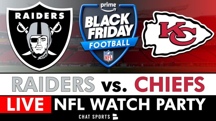 Raiders vs. Chiefs Live Streaming Scoreboard, Black Friday Football On Amazon Prime | NFL Week 13