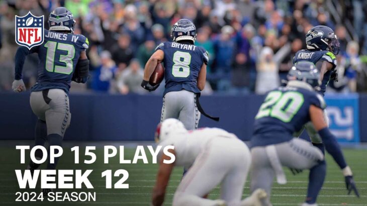 Top 15 Plays From Week 12 | NFL 2024 Season