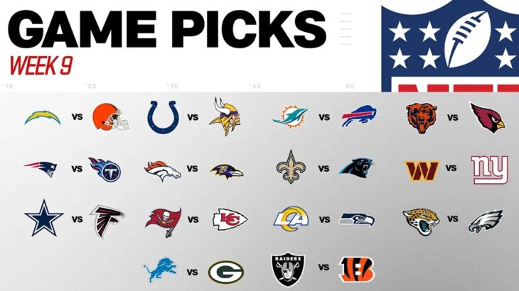 Week 9 Game Picks!