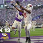 Arizona Cardinals vs. Minnesota Vikings Game Highlights | NFL 2024 Season Week 13